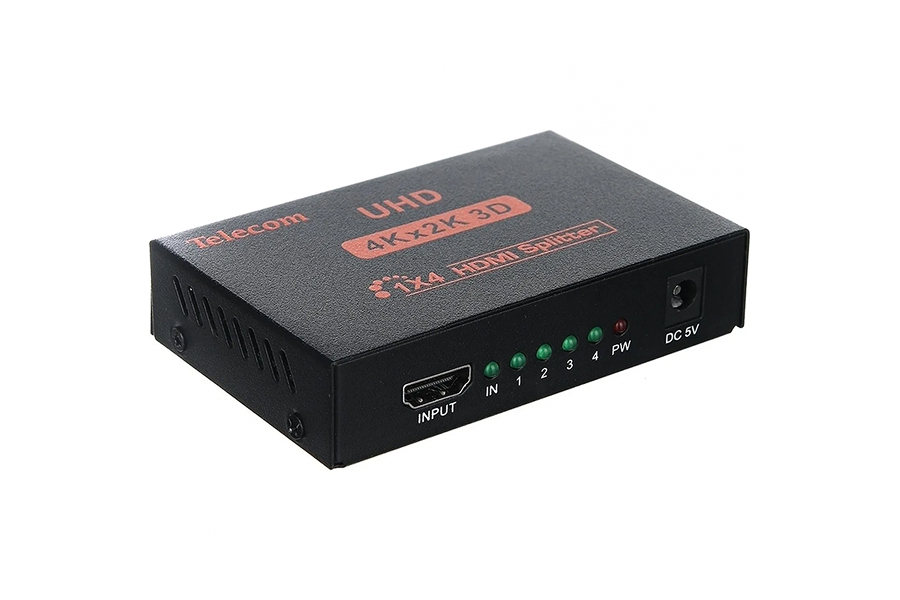 Разветвитель HDMI 1=>4 Telecom